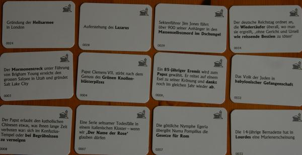 Karten Anno Domini Kirche und Staat 600