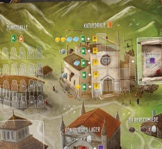 Ausschnitt Spielplan Architekten des Westfrankenreichs