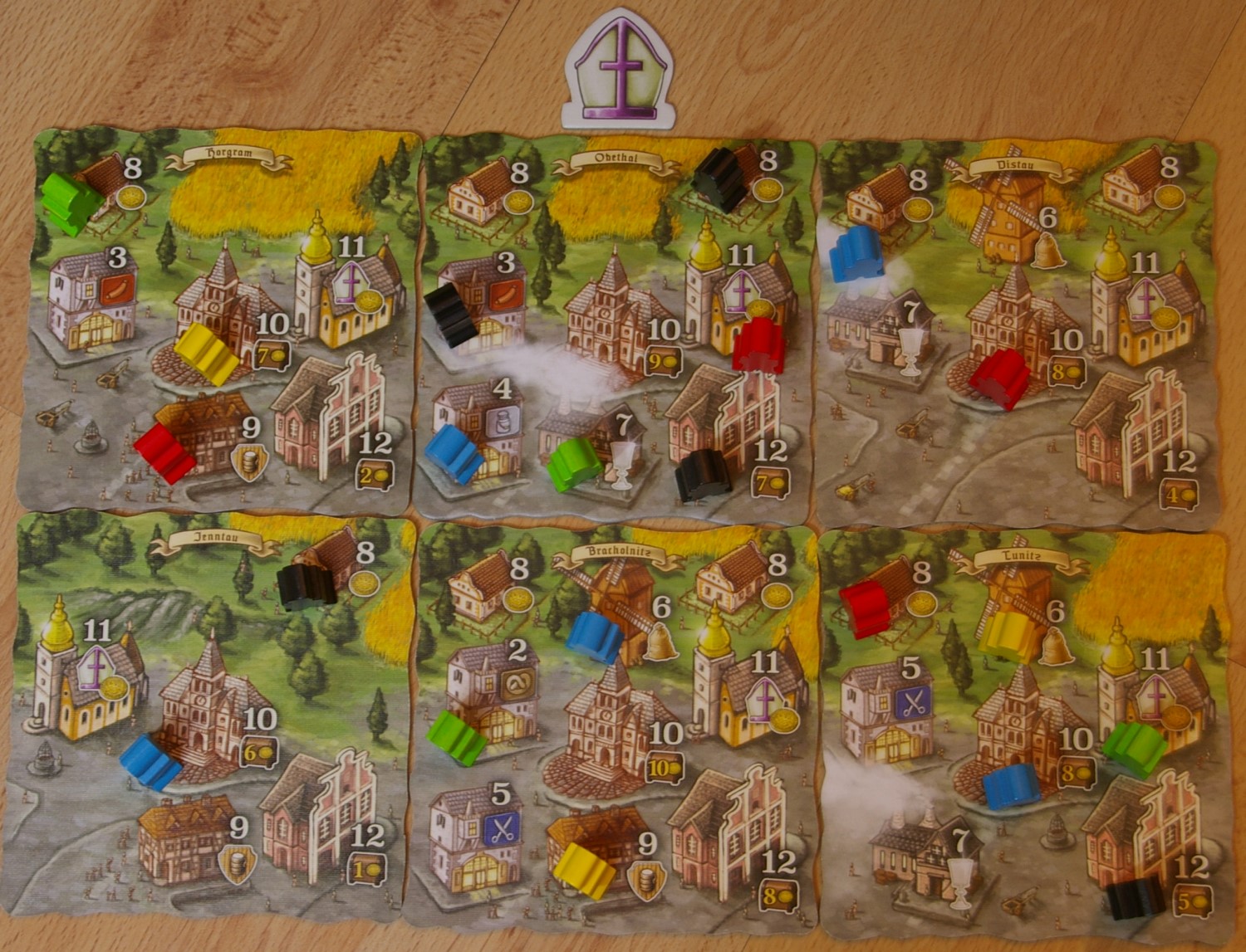 Brettspiel Böhmische Dörfer Dorfkarten