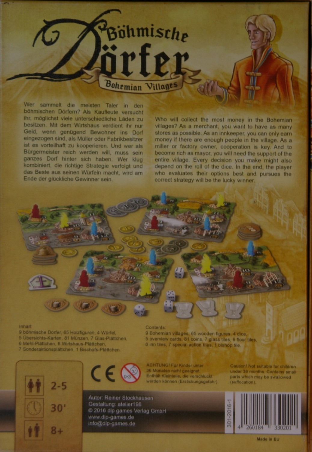 Brettspiel Böhmische Dörfer Rückseite
