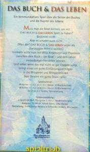 Das Buch und das Leben Rückseite