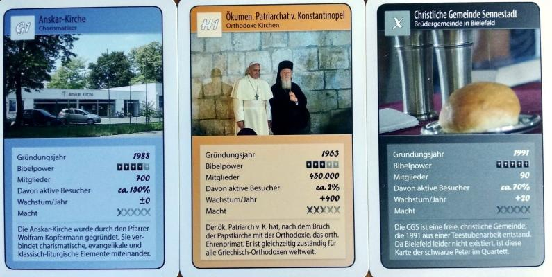 Das große Gemeindequartett Karten 3