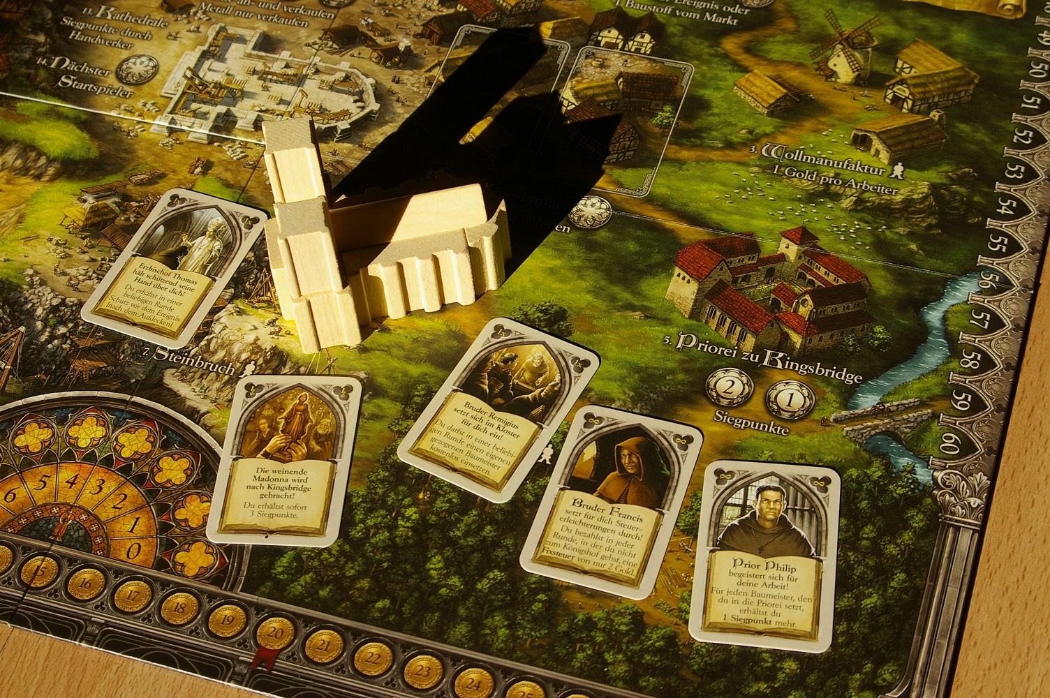Die Säulen der Erde Brettspiel Karten